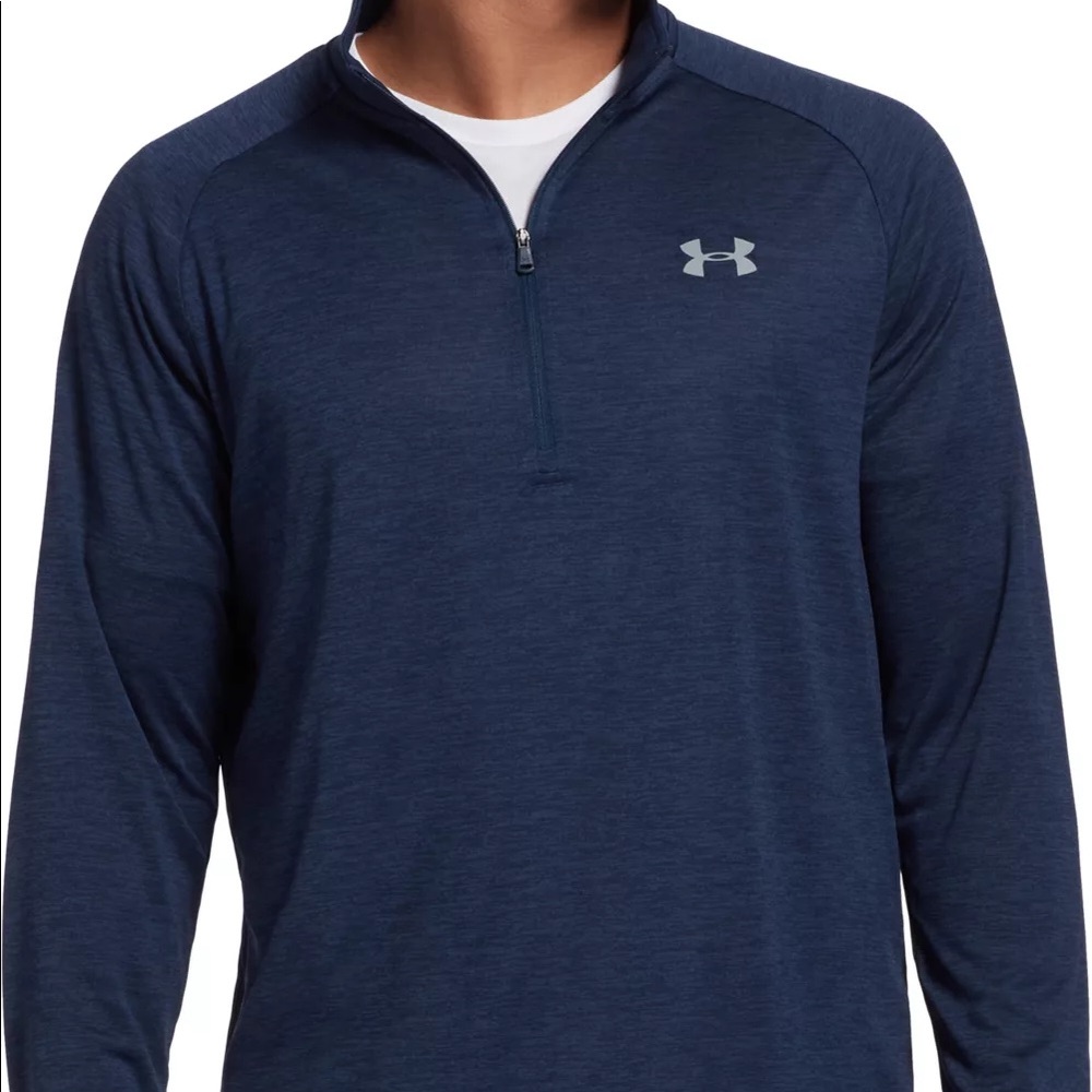 under armor fitted quarter zip